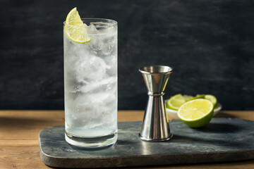 Refreshing Boozy  Tequila Tonic
