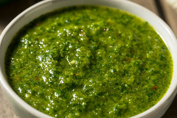 Homemade MIddle Eastern Zhoug Sauce