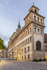 Fototapeta na wymiar Old town hall of Nuremberg, Germany