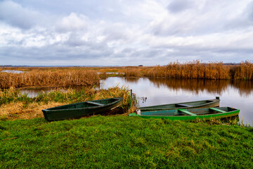 Przystań Waniewo, Narwiański Park Narodowy, Podlasie, Polska © podlaski49