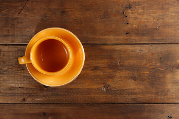 coffee cup on table