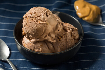 Homemade Chocolate Peanut Butter Ice Cream