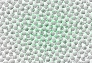 Obraz na płótnie Canvas Light Green vector backdrop with dots.