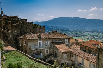 Scenic sight in Anagni, province of Frosinone, Lazio, central Italy Europe