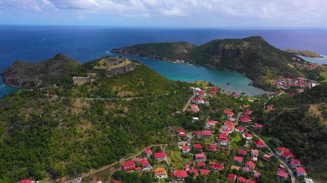 Iles des Saintes. French Guadeloupe. Caribbean island. West Indies.