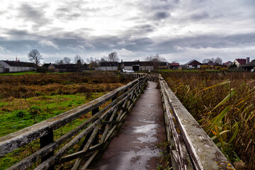 Przystań Waniewo, Narwiański Park Narodowy, Podlasie, Polska © podlaski49