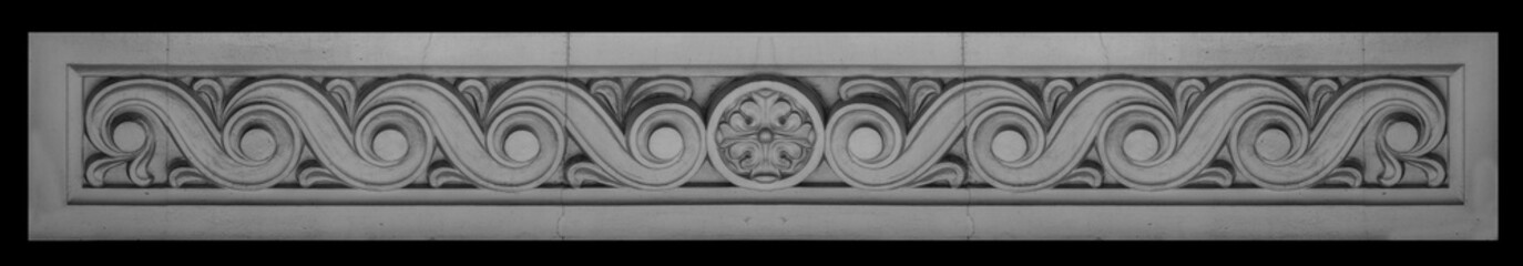 Elements of architectural decoration of buildings, plaster stucco, wall texture, plaster molding...