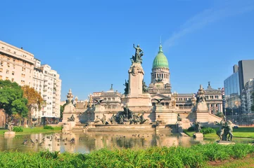 Foto auf Acrylglas Capitol of Buenos Aires Congress in Argentina  © robnaw