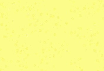 Light Yellow vector template with organic meal.