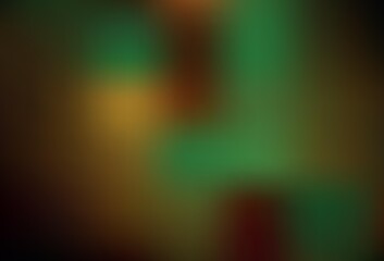 Dark Orange vector blurred shine abstract template.