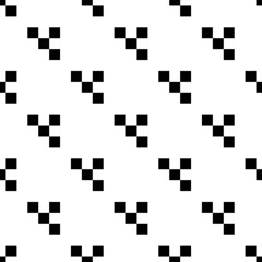 Seamless pattern. Quadrangles backdrop. Geometric background. Ethnic motif. Checks ornament. Squares illustration. Digital paper, textile print, web design, abstract. Tiles wallpaper. Vector artwork.