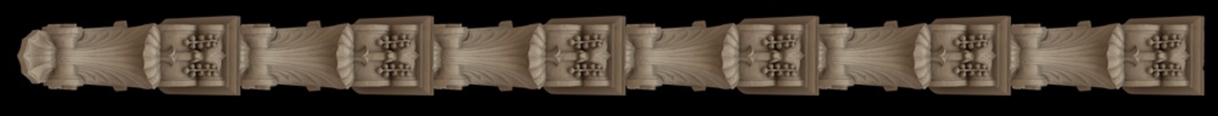 Gypsum cornice, moldings, baseboards and friezes  © Kozlik_mozlik