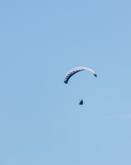 Paraglider against sky