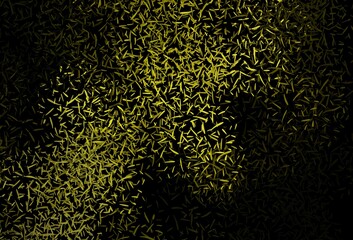 Dark Green, Yellow vector template with repeated sticks.