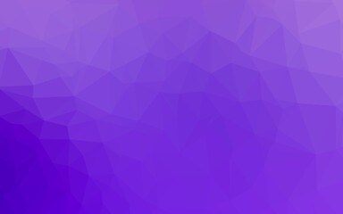 Light Purple vector polygon abstract layout. Colorful illustration in abstract style with gradient. Brand new style for your business design.