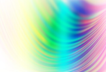 Obraz premium Light Multicolor, Rainbow vector background with abstract lines.