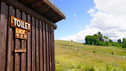 Top ranked Composting toilet with great scenic view in a remote national park 