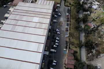 Sitio de construcción desde las alturas - Construction site and industrial 