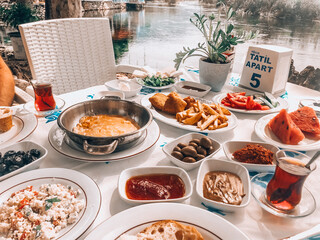 food in the restaurant