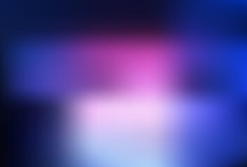Dark Pink, Blue vector blurred shine abstract background.