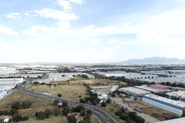 Sitio de construcción desde las alturas - Construction site and industrial 