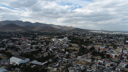 Vistas aéreas de Tepotzotlán, Estado de México