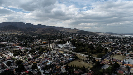 Vistas aéreas de Tepotzotlán, Estado de México
