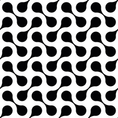 Abstract seamless pattern of connected dots
