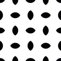 Fototapeta premium Abstract seamless pattern ol lentil shapes
