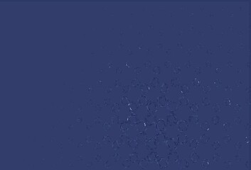 Light blue vector pattern with spheres.