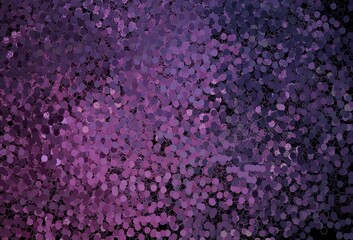 Dark Pink vector background with spots.