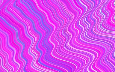 Light Purple, Pink vector background with lava shapes.