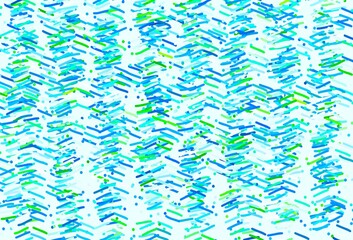 Light Blue, Green vector background with stright stripes.