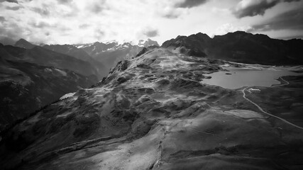 Fototapeta premium The Swiss Alps at Melchsee Frutt - travel photography