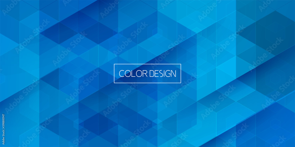 Aufkleber vector abstract geometric background. template brochure design. color hexagon shape