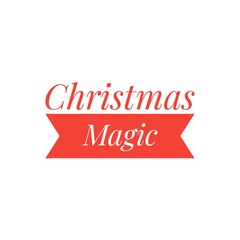 ''Christmas Magic'' Lettering