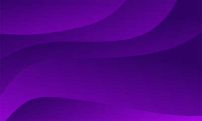 trendy simple fluid purple color abstract background dynamic wave shadow line effect vector