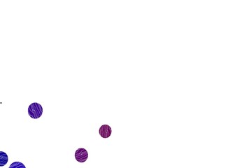 Light pink vector pattern with spheres.