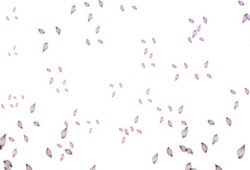 Light Pink vector doodle template.