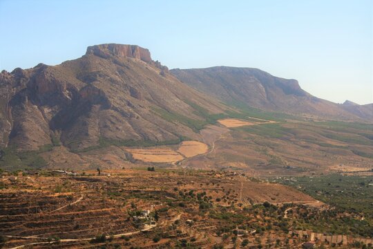 bonito horizonte en la sierra almeriense 