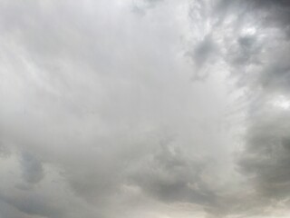 Black large rain clouds. before the rain