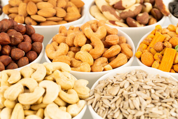 Various kind of nuts