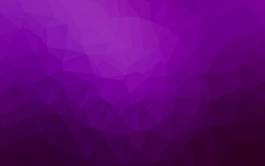 Dark Purple vector abstract polygonal cover. Geometric illustration in Origami style with gradient. Triangular pattern for your business design.