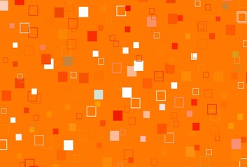 Light Orange vector layout with rectangles, squares.