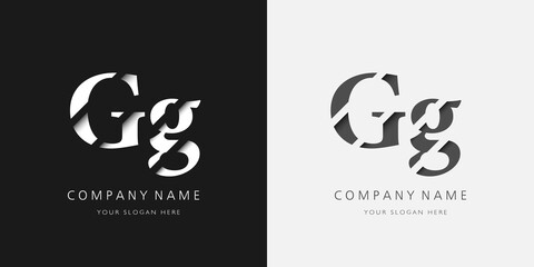g logo serif upper and lower case	
