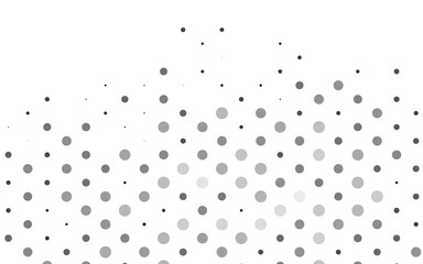 Light Silver, Gray vector layout with circle shapes. Illustration with set of shining colorful abstract circles. Design for posters, banners.