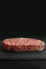 Raw Wagyu Beef Steak
