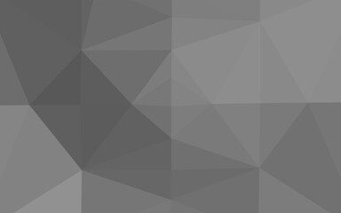 Obraz premium Light Silver, Gray vector polygon abstract backdrop. Triangular geometric sample with gradient. Completely new design for your business.