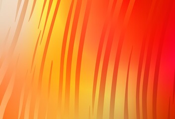 Light Red, Yellow vector abstract blurred background.