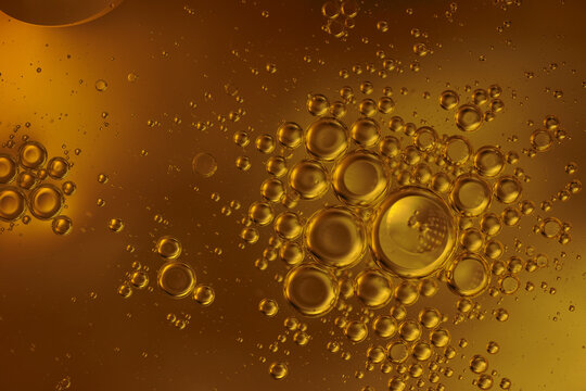 Molten gold metolic, abstract background.